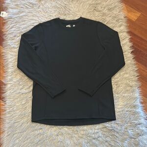 Bass Pro Shops Polyester Fleece Black Long Sleeve Shirt